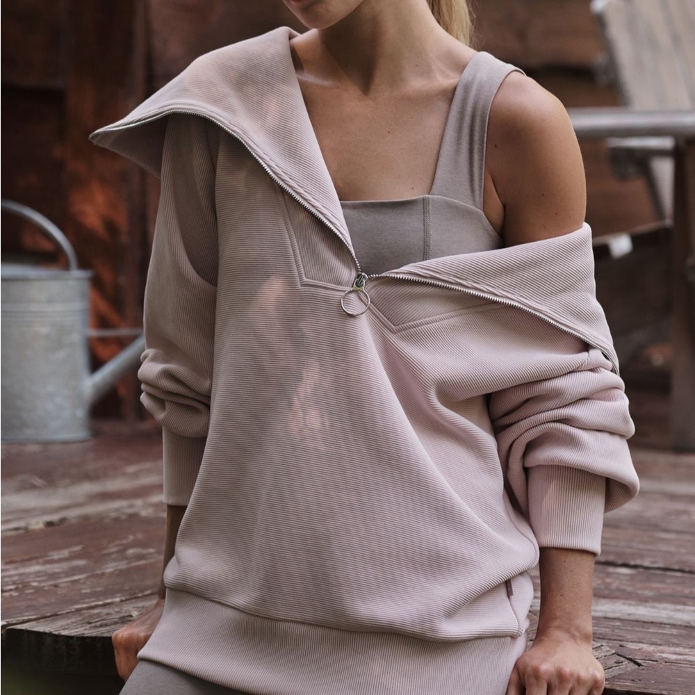 Varley Vine Half Zip Pullover Sweatshirt